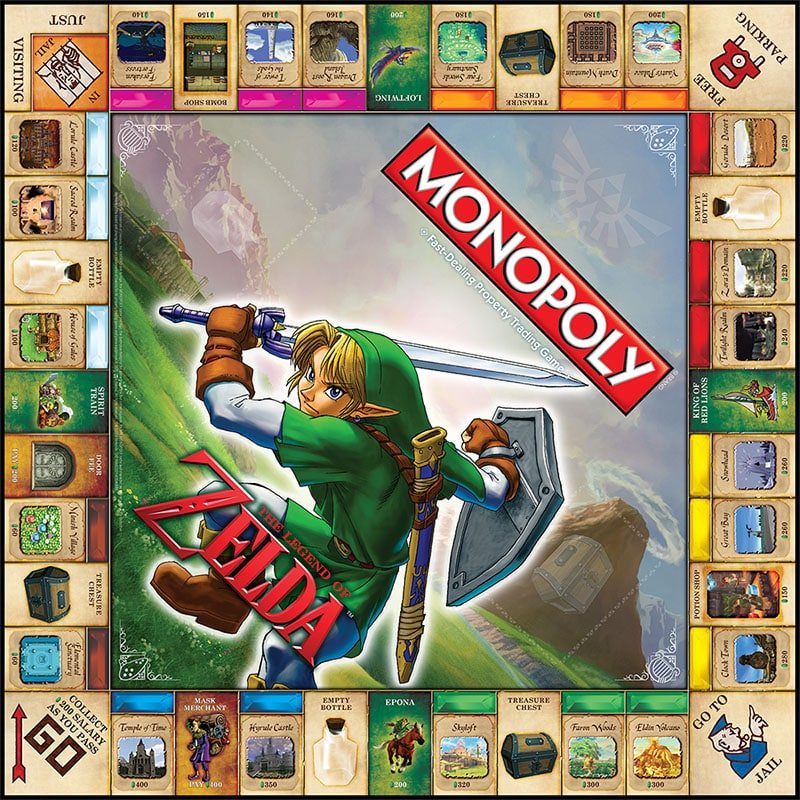 monopoly-board-the-legend-of-zelda