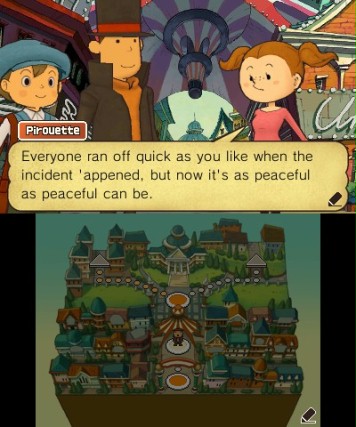 Professor Layton And The Miracle Mask Review Screenshot 1