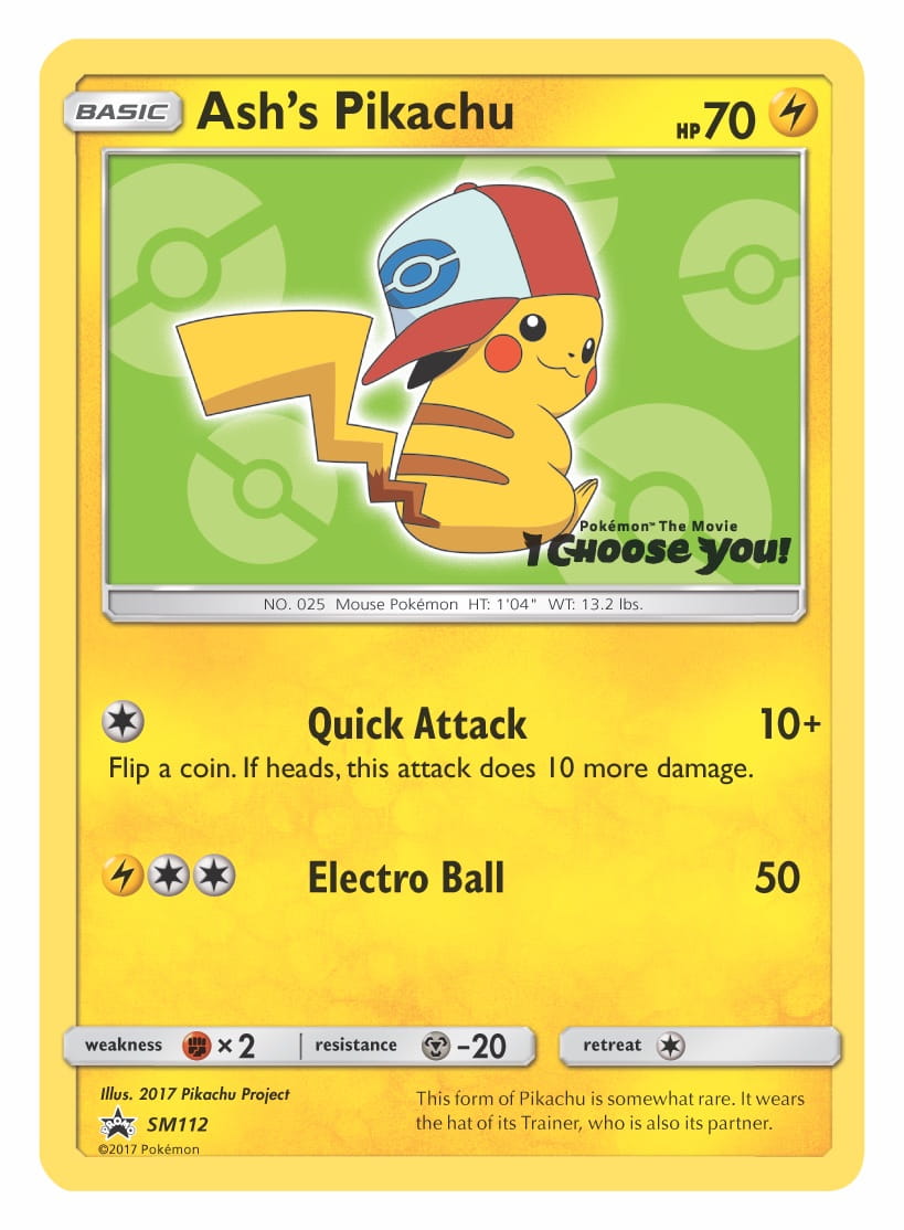 Ash's Pikachu Unova Cap Pokémon TCG Card Image