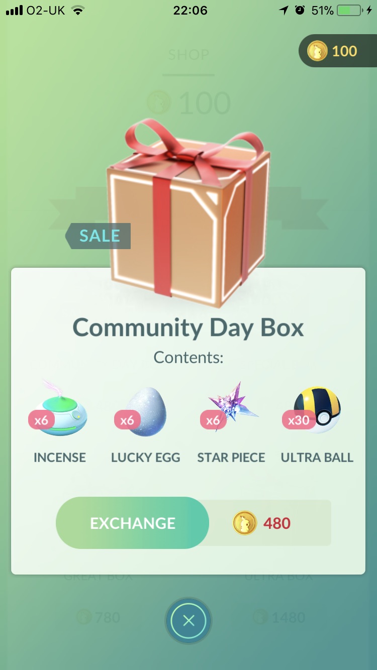 Pokémon GO Community Day Box Image