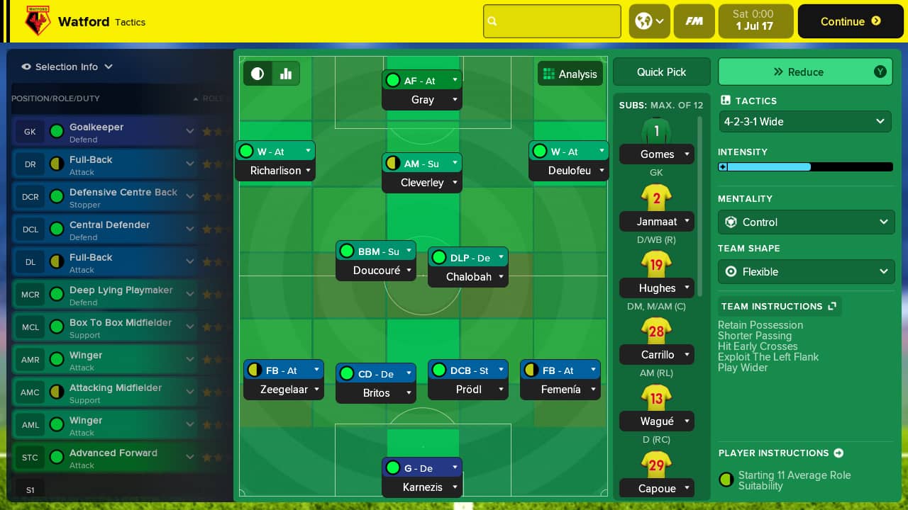 Football Manager Touch 2018 Review Screenshot 1
