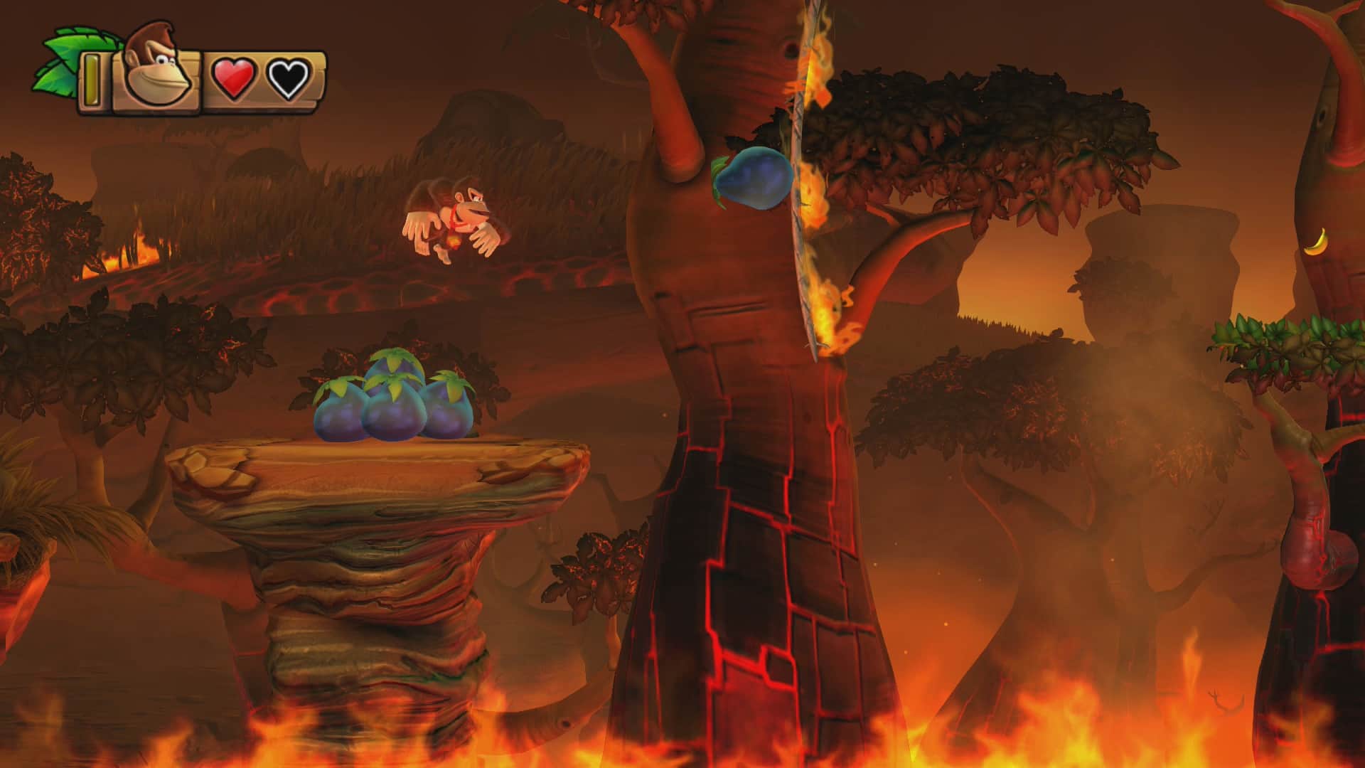 Donkey Kong Country: Tropical Freeze 3-4 Scorch N Torch Screenshot
