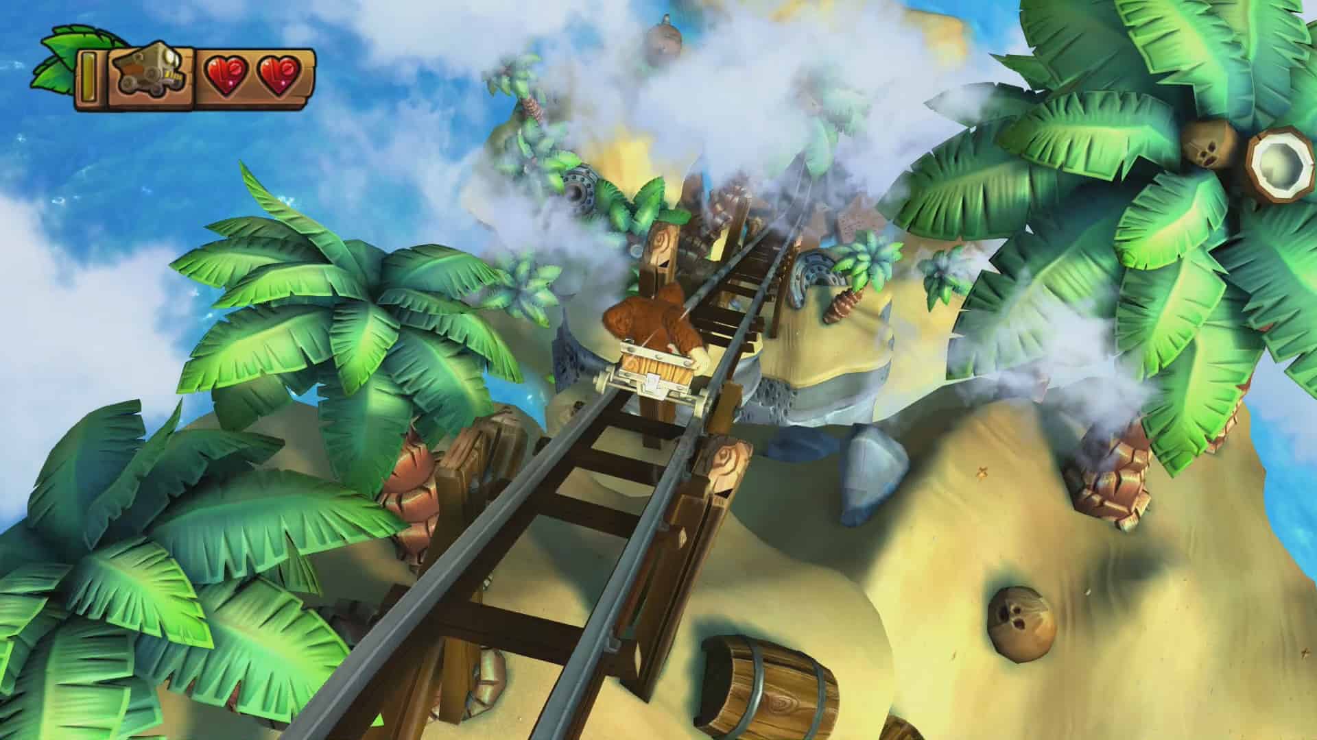 Donkey Kong Country: Tropical Freeze 4-2 High Tide Ride Screenshot
