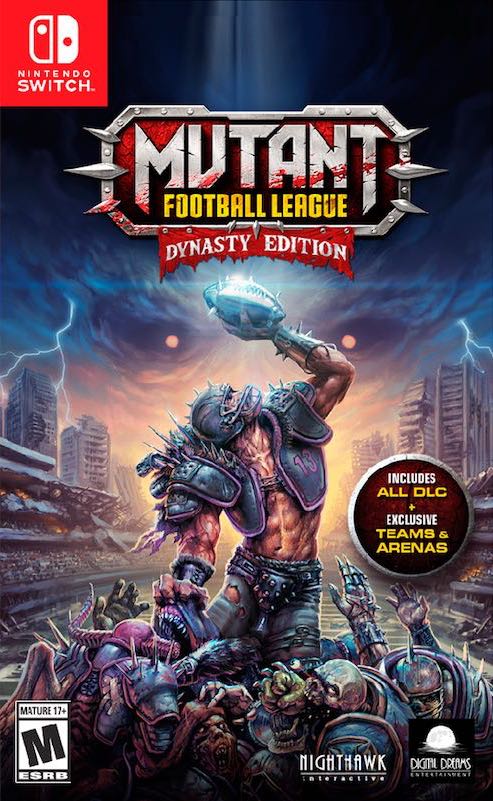 Mutant Football League: Dynasty Edition Switch Box Art