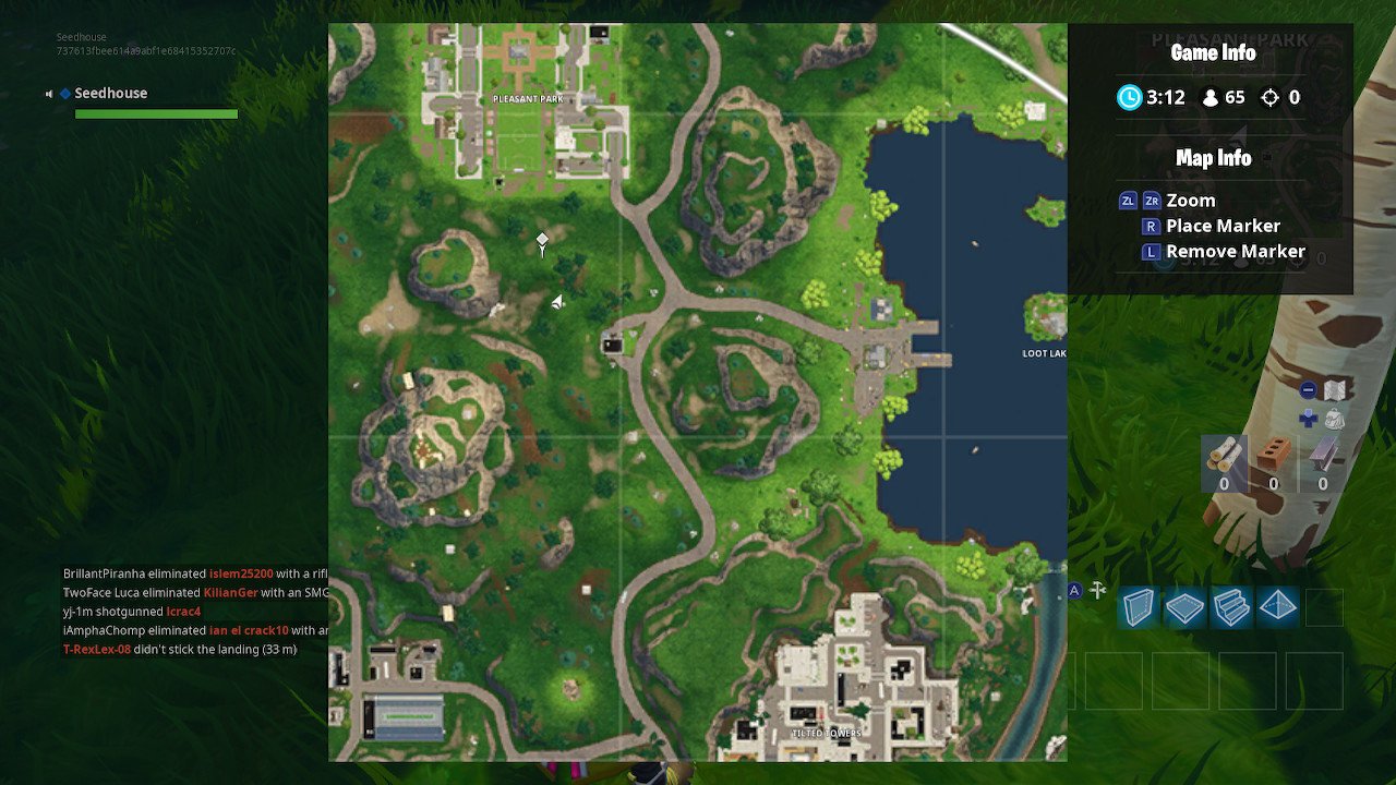 Fortnite Gas Station Soccer Pitch Stunt Mountain Map