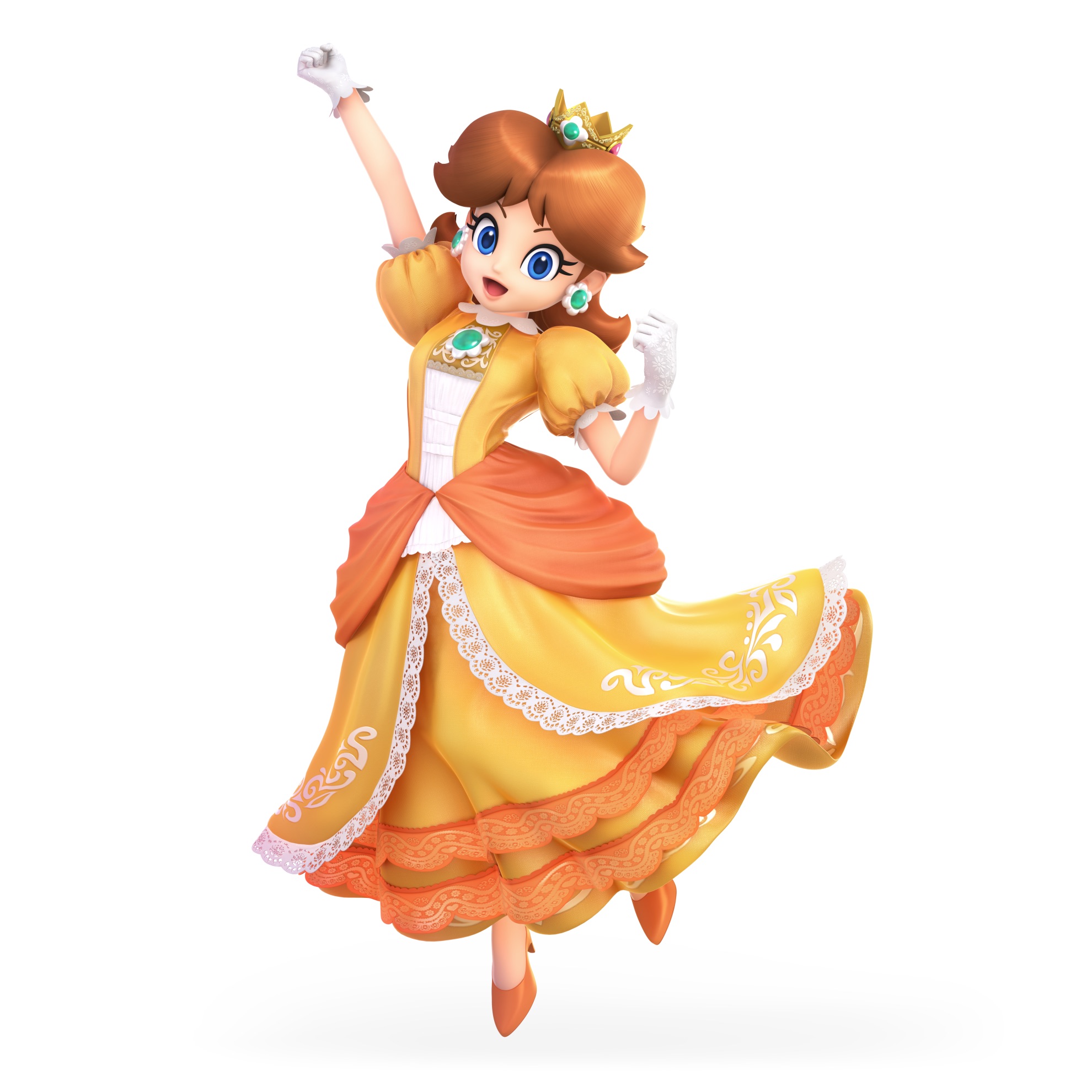 Daisy Super Smash Bros. Ultimate Character Render