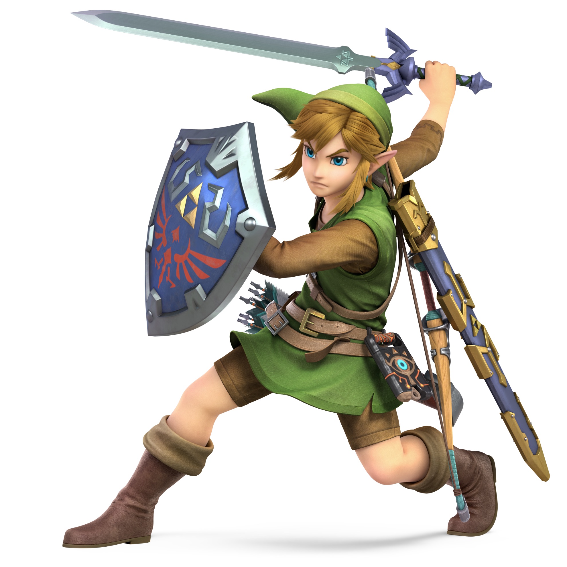 Link Armor of the Wild Super Smash Bros. Ultimate Character Render
