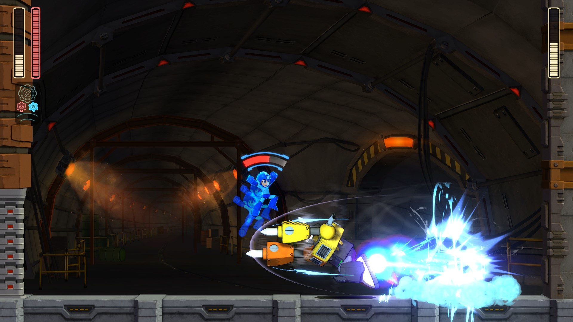 Mega Man 11 Impact Man Screenshot