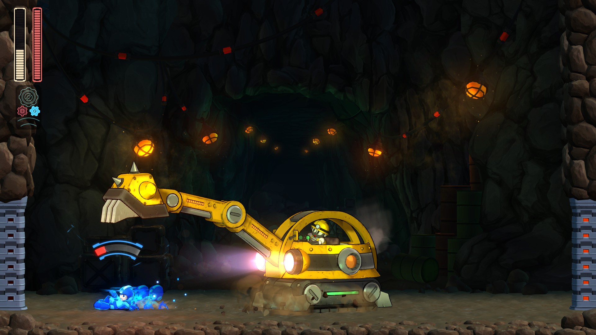 Mega Man 11 Pickman Digger Screenshot