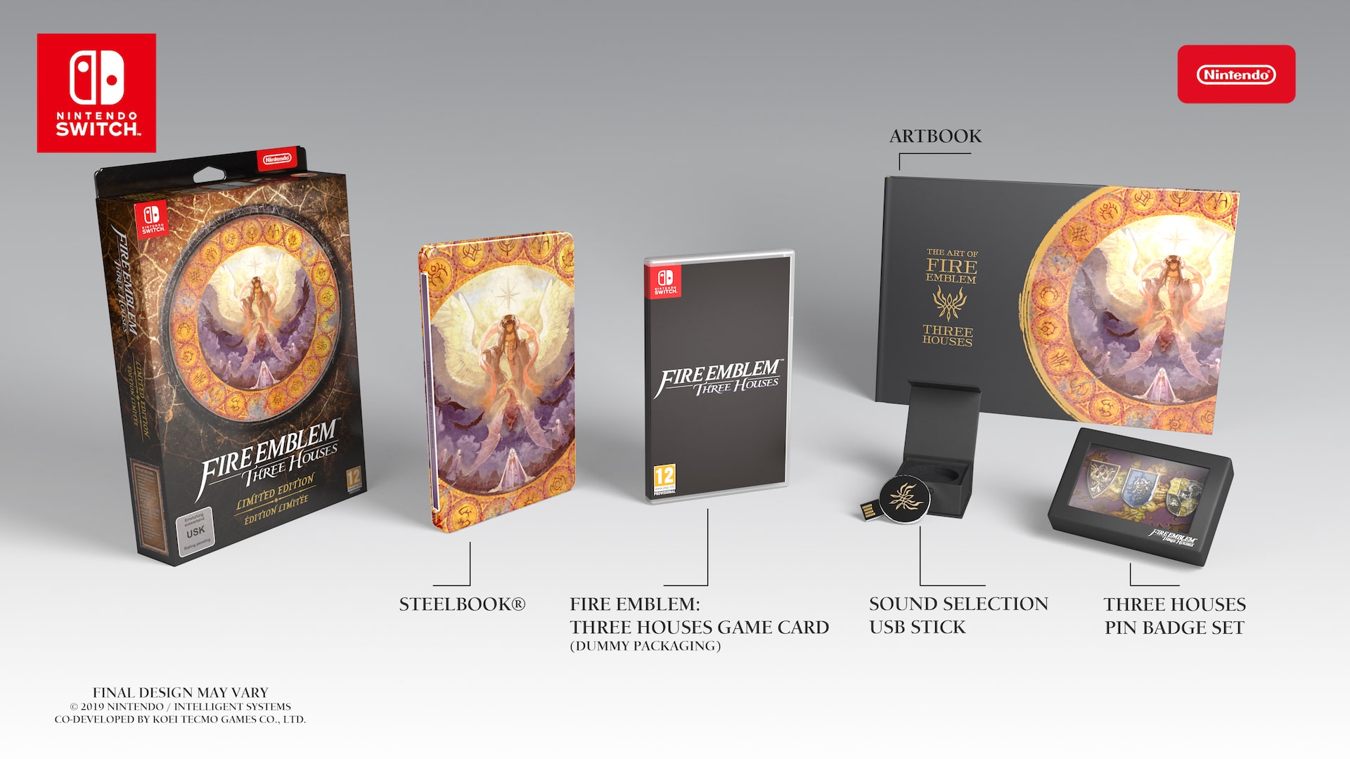 Fire Emblem: Three Houses Limited Edition Box Art