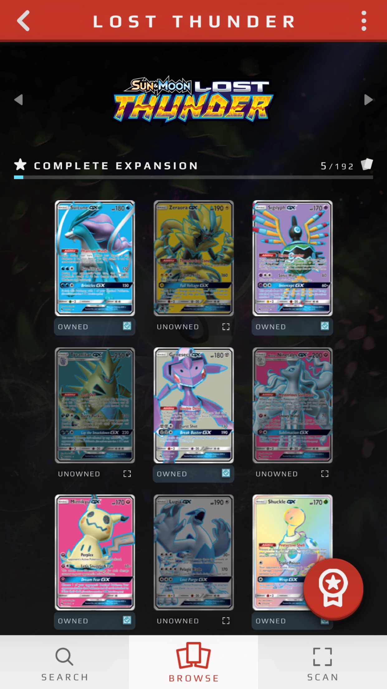 Pokémon TCG Card Dex Screenshot 2