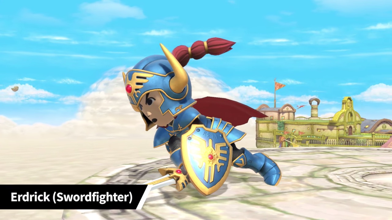 Super Smash Bros. Ultimate Erdrick Mii Fighter Costume Screenshot