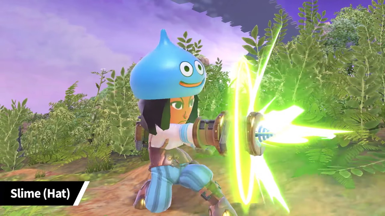 Super Smash Bros. Ultimate Slime Hat Mii Fighter Costume Screenshot