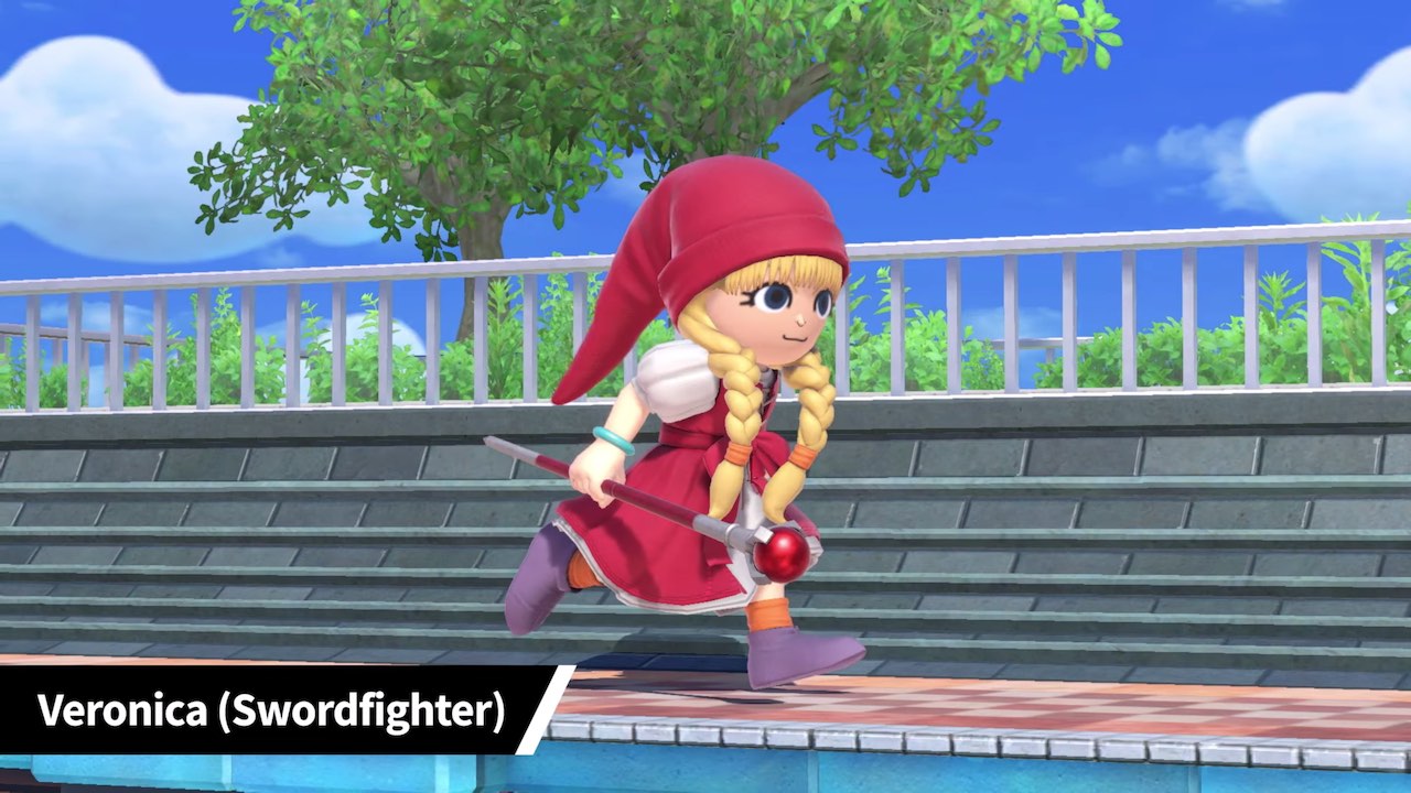 Super Smash Bros. Ultimate Veronica Mii Fighter Costume Screenshot