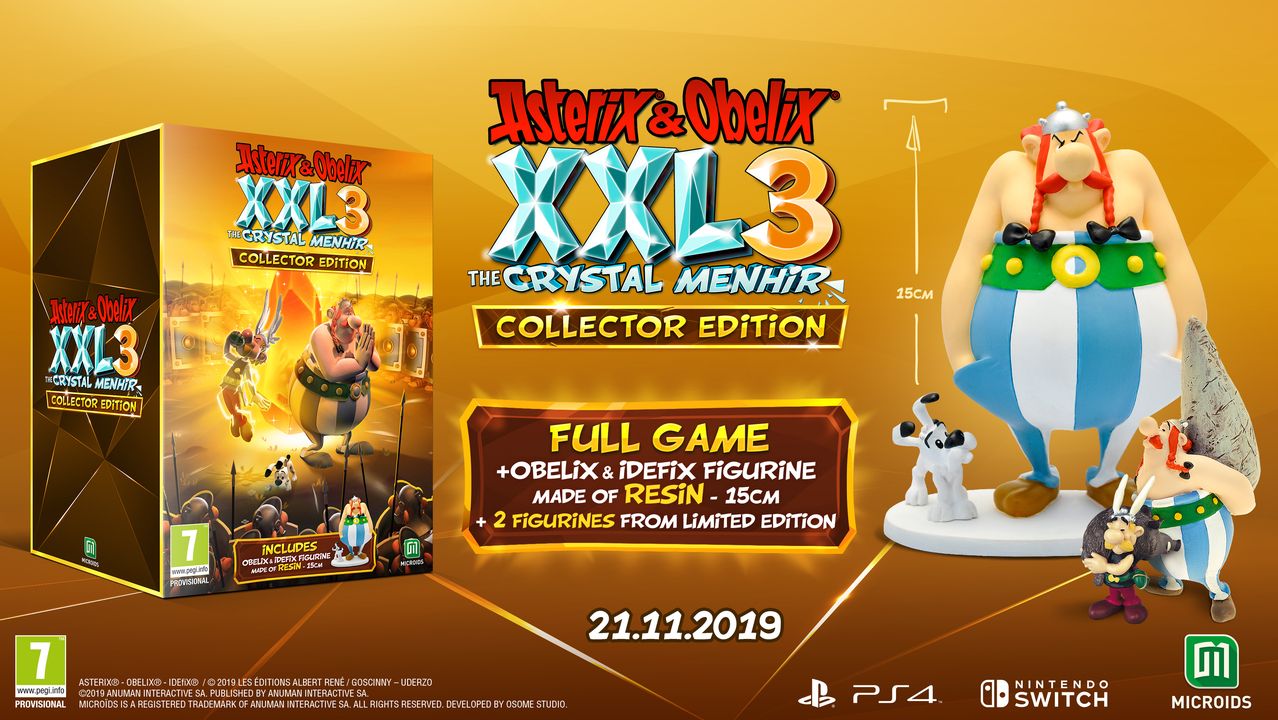 Asterix and Obelix XXL3: The Crystal Menhir Collector Edition Photo