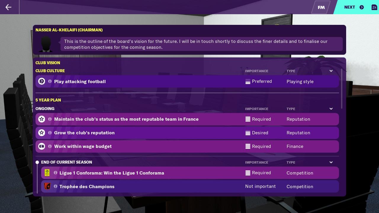 Football Manager 2020 Touch Clubs Vision Screenshot