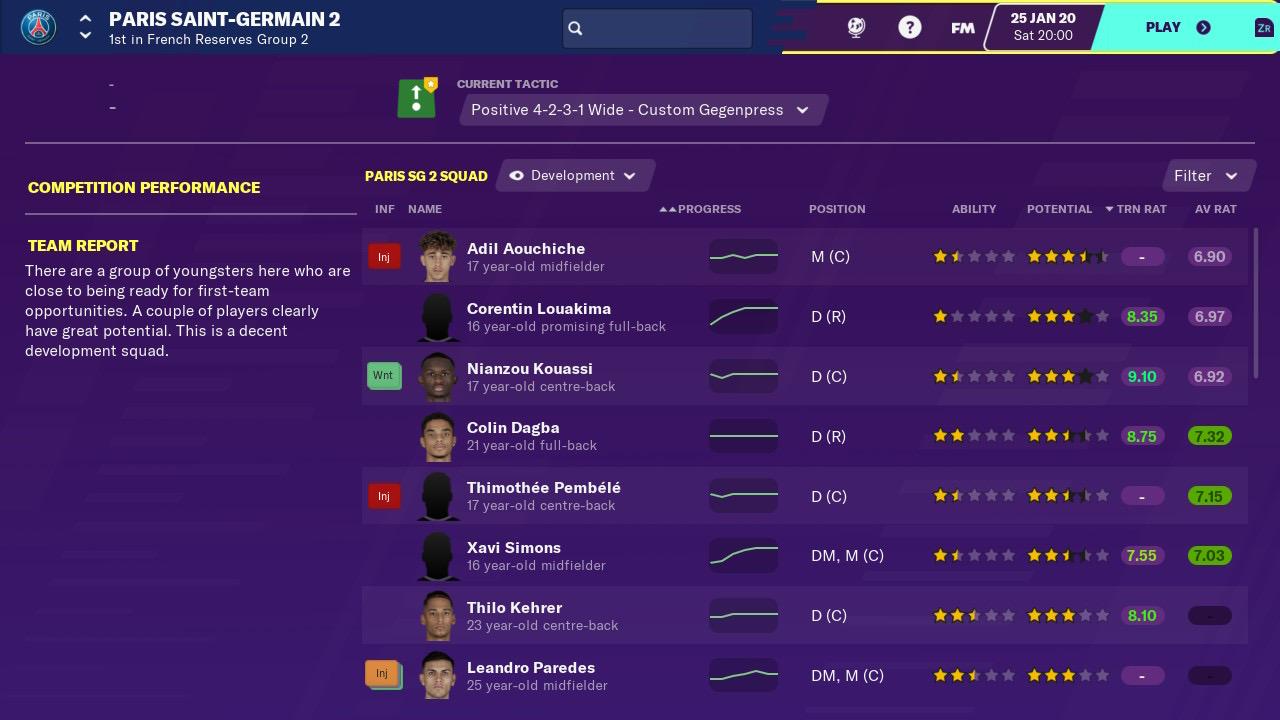 Football Manager 2020 Touch Development Centre Screenshot
