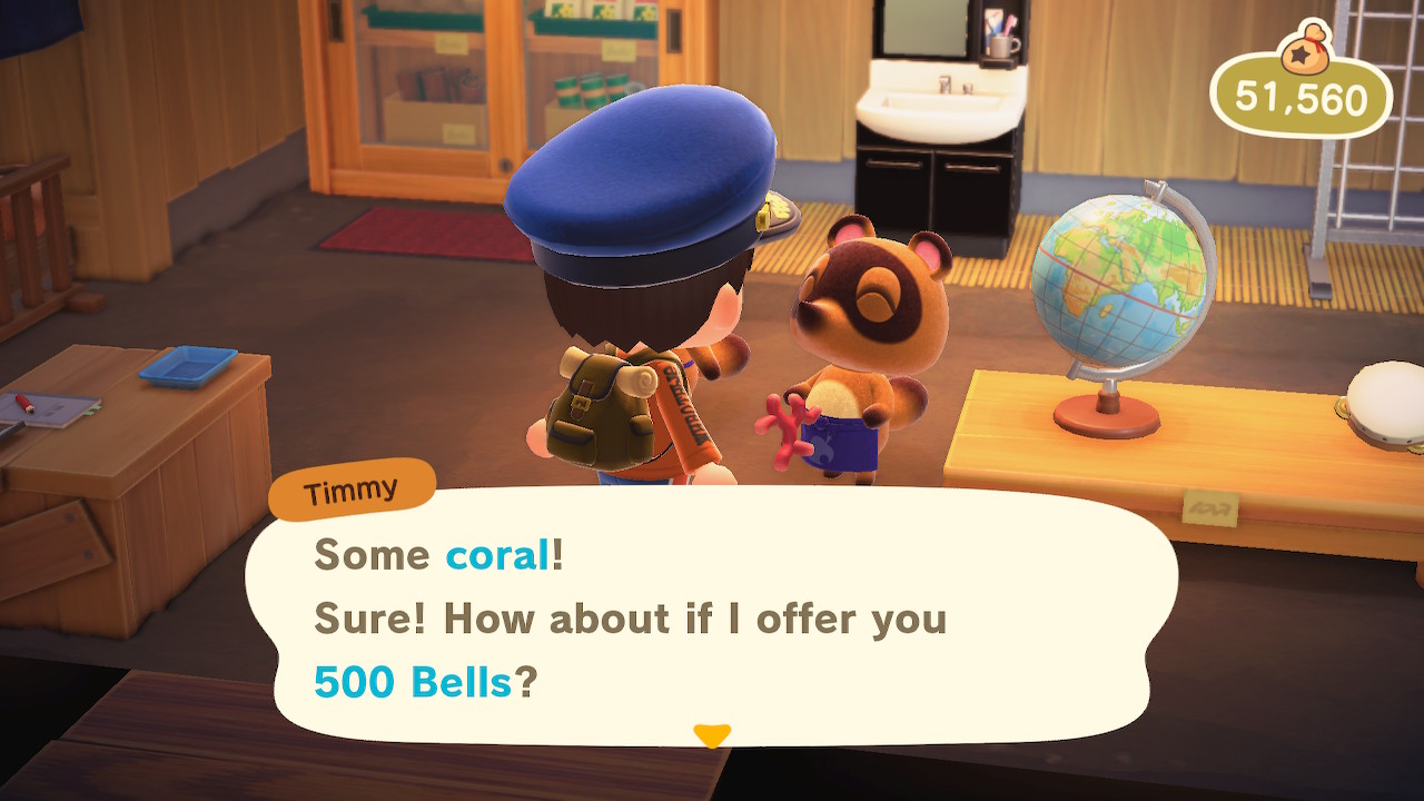 Animal Crossing New Horizons Coral Screenshot
