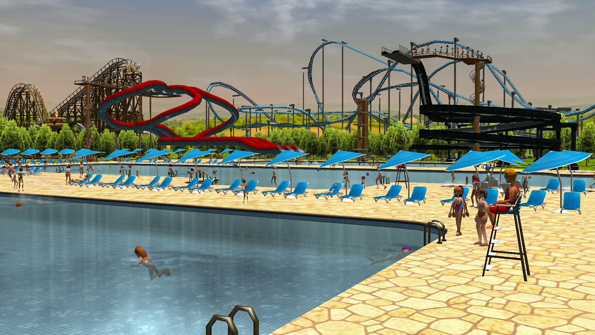 rollercoaster tycoon 3 complete edition switch screenshot 2
