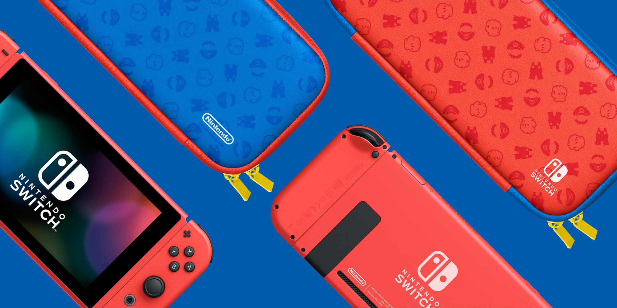 nintendo switch mario red and blue edition photo 1