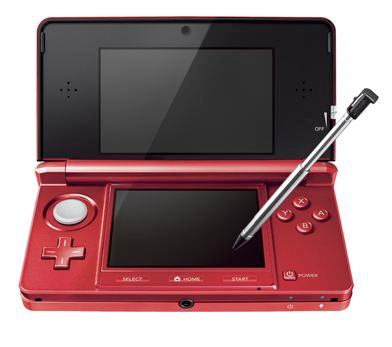 Flare Red Nintendo 3DS