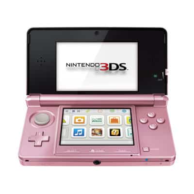 Coral Pink Nintendo 3DS