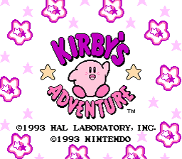 Kirbys Adventure NES