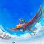 the legend of zelda wallpaper skyward sword bird and link