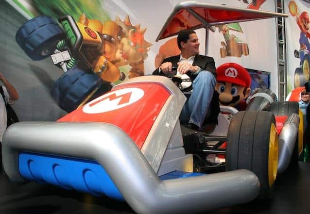 Reggie Fils Aime Life Size Mario Kart
