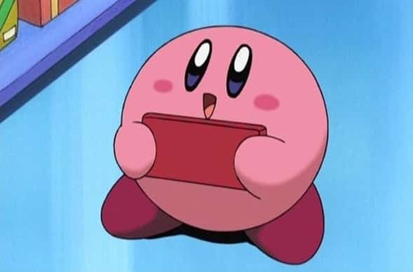 kirby smiling