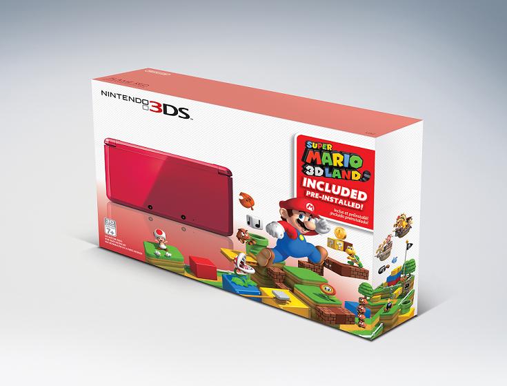 Flame Red 3DS Super Mario 3D Land