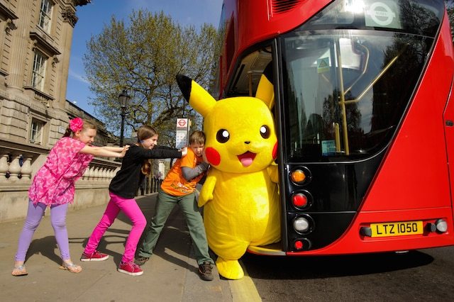 Transport for London and Pikachu teamed up to answer the question: How do you get Pikachu on a bus?. London. Britain