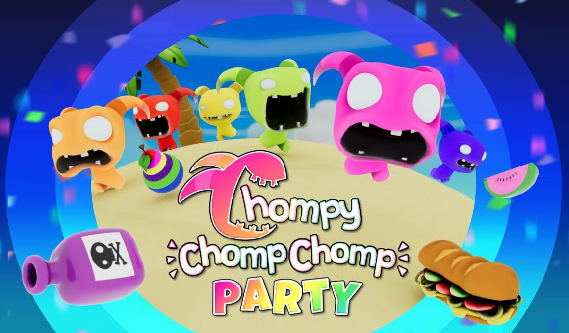 Chompy Chomp Chomp Party Review Logo