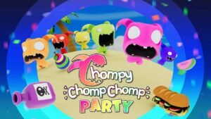Chompy Chomp Chomp Party Review Logo