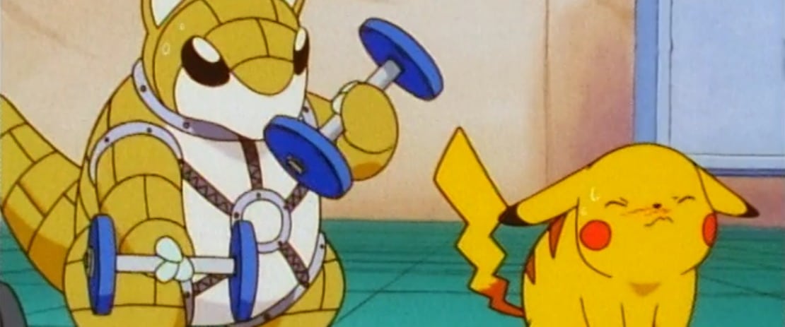 pikachu-weight-training