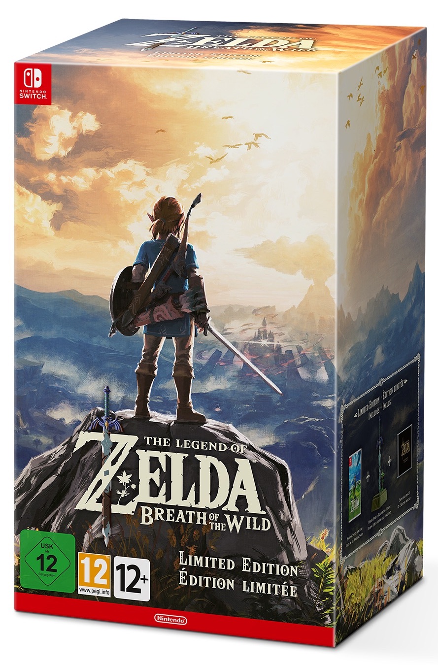 the legend of zelda breath of the wild limited edition
