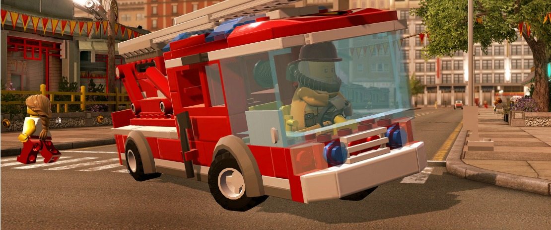 lego city undercover fire engine image