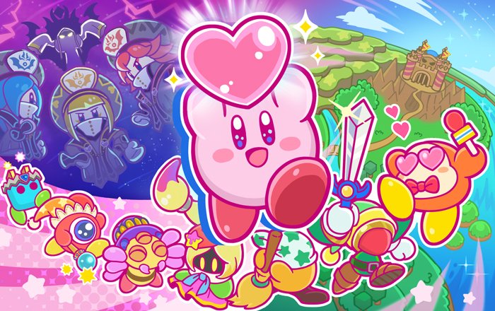Kirby Star Allies Launch Artwork