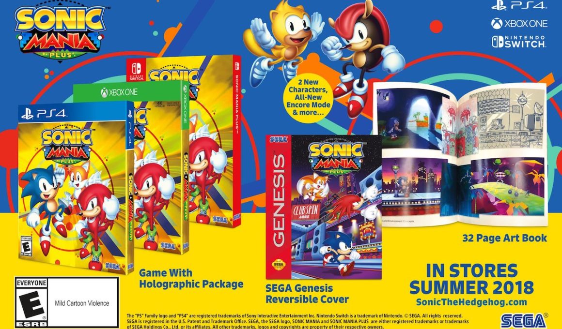 Sonic Mania Plus Box Art