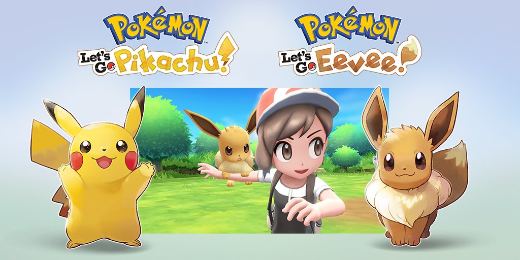 Pokémon Let's GO! Pikachu Eevee Artwork