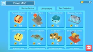 Pokémon Quest Poké Mart Screenshot
