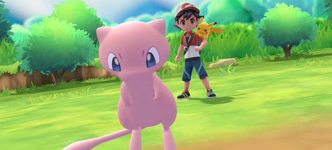 Mew Pokémon Let's Go Pikachu Eevee E3 2018 Screenshot