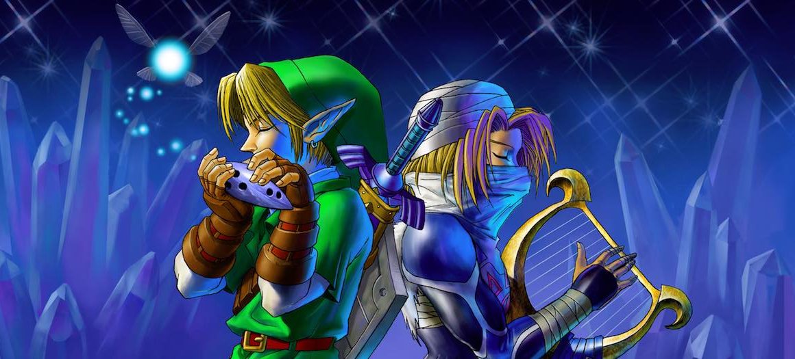 Link Sheik Navi Zelda: Ocarina Of Time Artwork