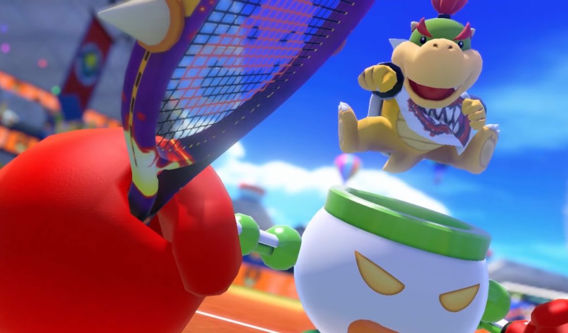 Mario Tennis Aces Bowser Jr. Screenshot