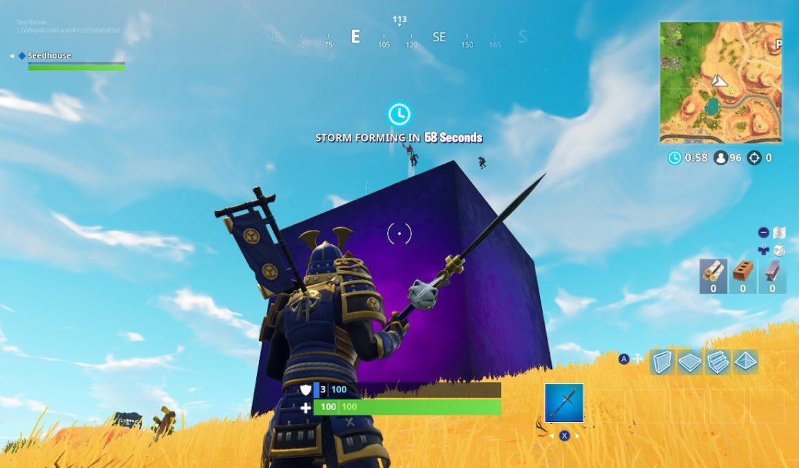 Fortnite Purple Cube Screenshot