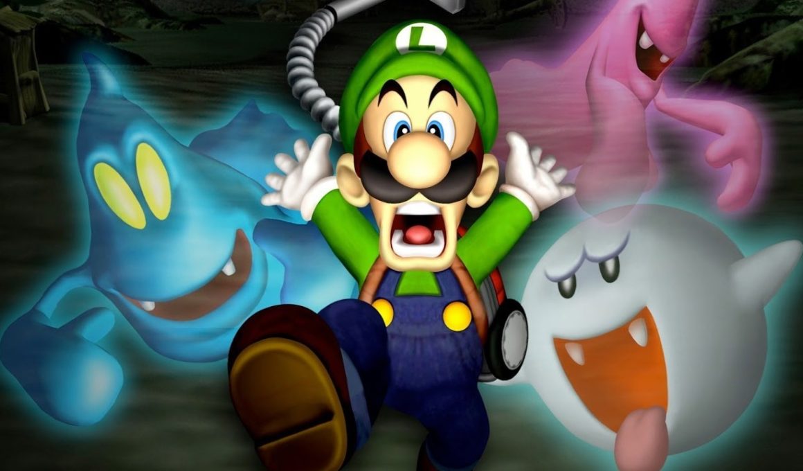 Luigi's Mansion GameCube Art