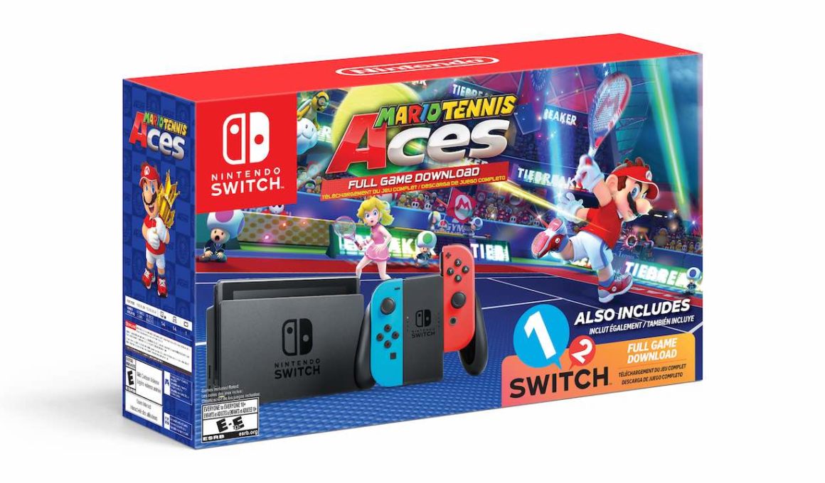 Mario Tennis Aces Nintendo Switch Bundle Walmart Exclusive