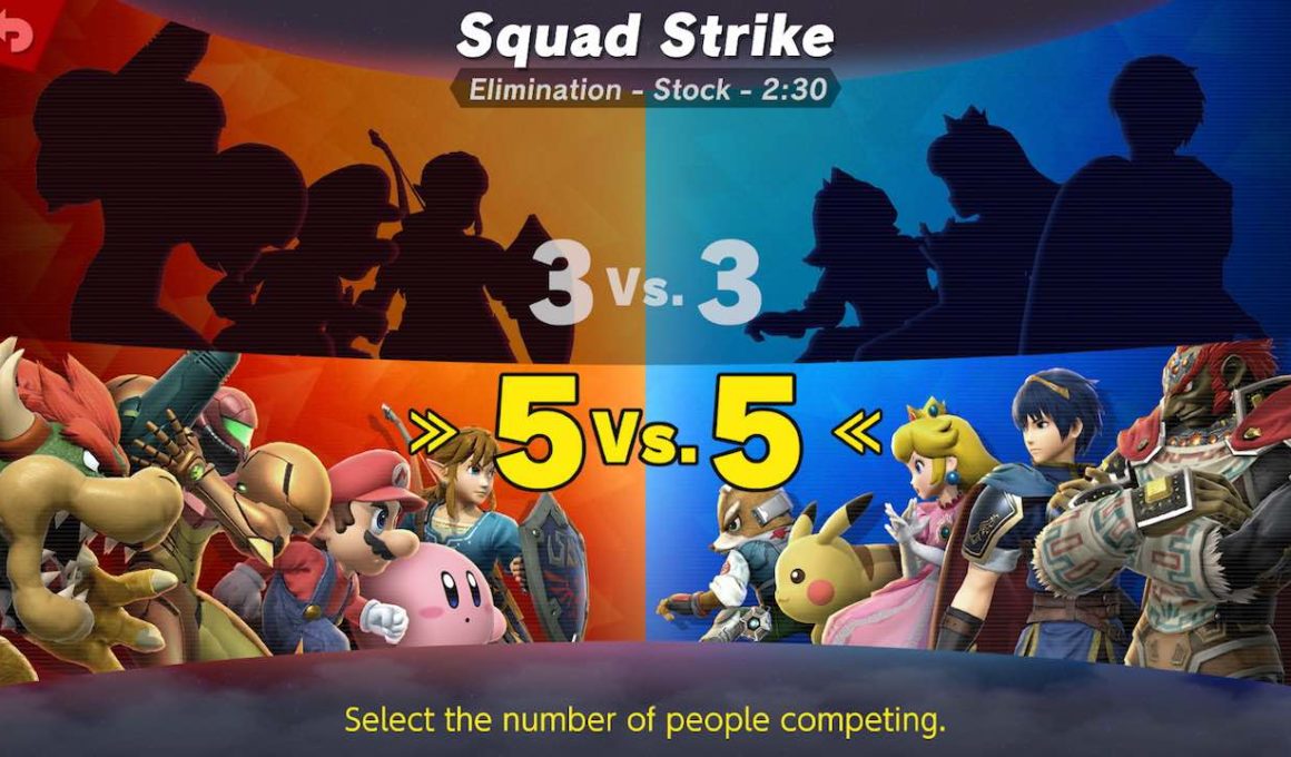 Squad Strike Super Smash Bros. Ultimate Screenshot