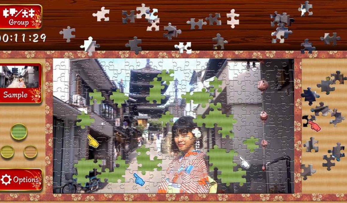 Animated Jigsaws: Japanese Women Screenshot