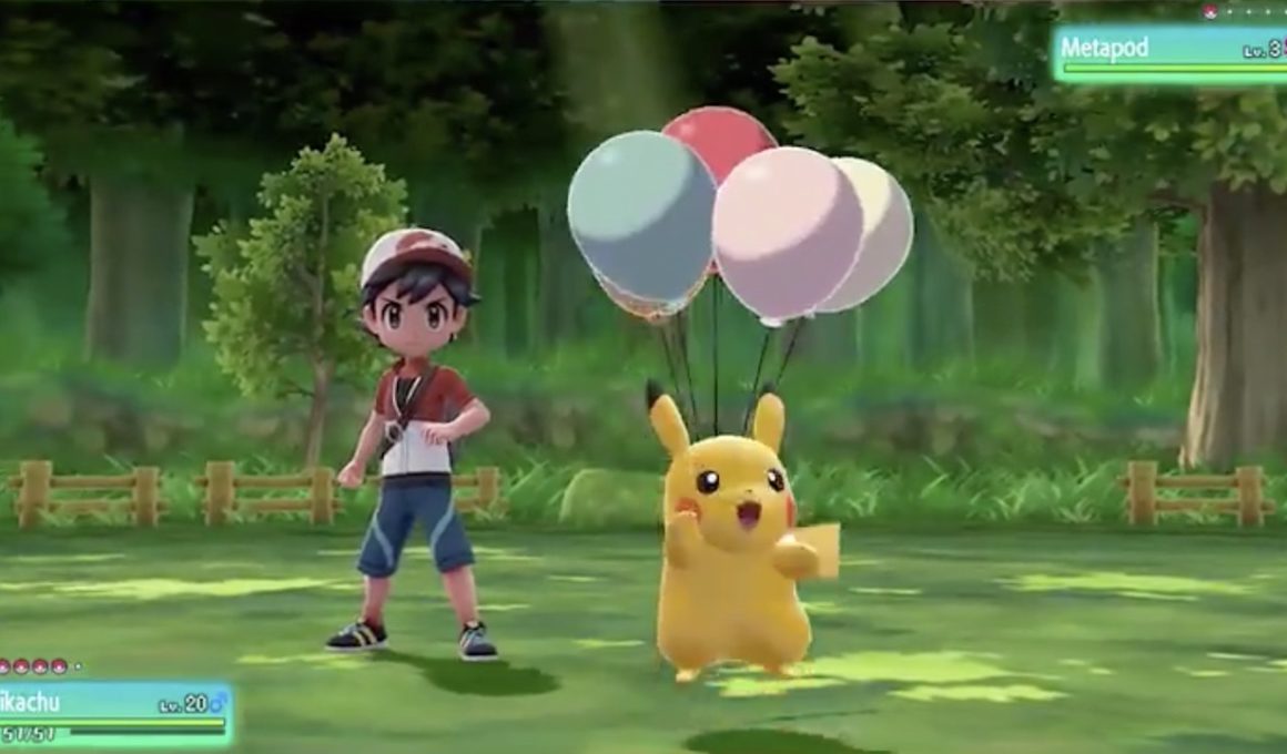 Floaty Fall Pokémon Let's Go Pikachu Screenshot